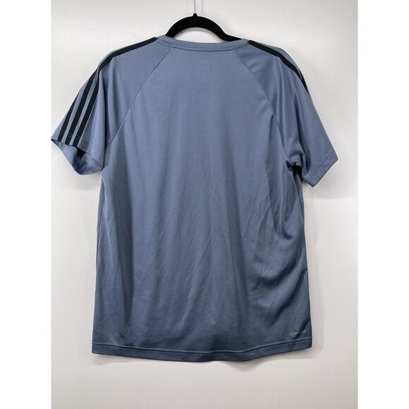 Adidas Stay Dry Sz M Climalite D2M TEE Training Raw Steel Color Shirt CE4022 - Picture 10 of 12